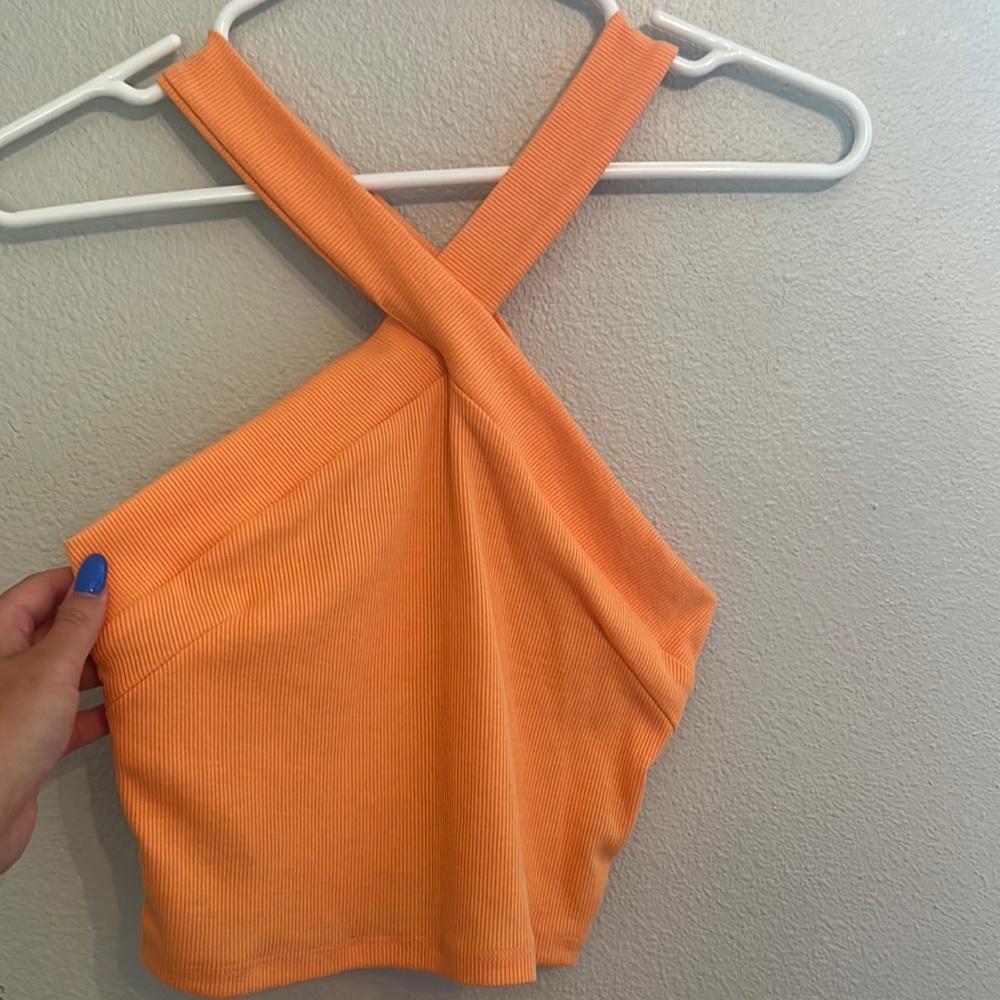 Shein elegant orange top